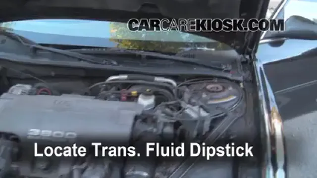 1998 Oldsmobile Intrigue GL 3.8L V6 Transmission Fluid Check Fluid Level